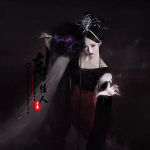 Shi Ji Exhibition New Design Personality Photography Costume for Women Hanfu