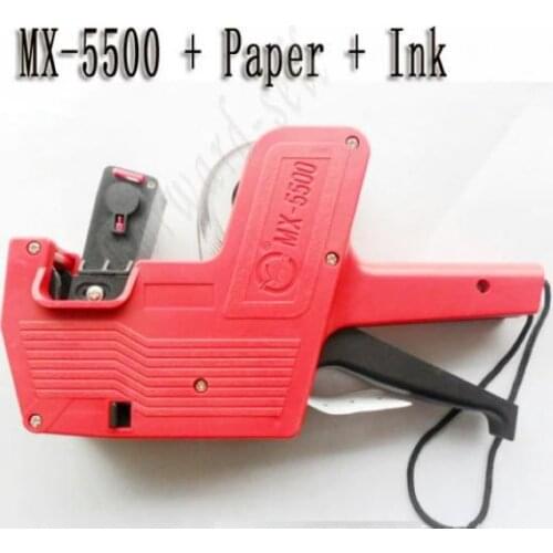 [ Fly Eagle ] 2018 New VKTECH Garment Clothes MX-5500 1 Line 8 Digits EOS Tag Gun Red