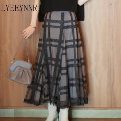 Женские осенние юбки LYEEYNNR China At AliExpress