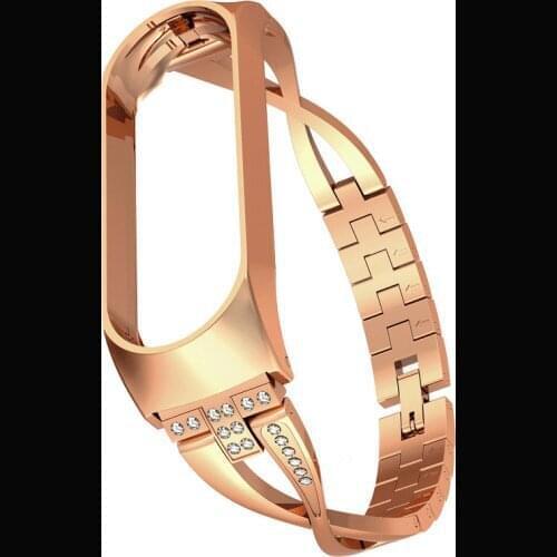 Mi Band 6 and 5 and 4 and 3 Wrist Strap Metal Screwless Stainless Steel For Xiaomi Mi Band Strap Bracelet Wristbands Miband