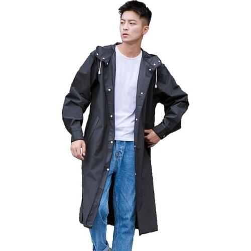 Reusable Raincoat Womens Mens Poncho Quick-Drying Adult Hiking Rainwear M