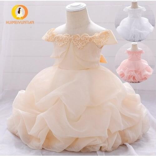 New baby baby full moon girl dress girl pengpeng wedding dress Princess