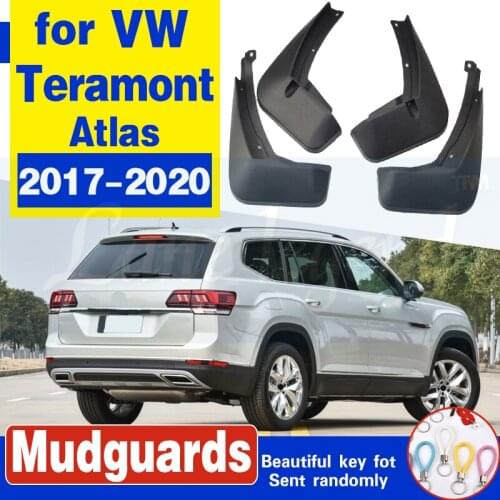 For Volkswagen Teramont Atlas 2017 2018 Plastic Car Mudguard Accessories Mud Flaps Splash Guards Cover Fender Accessories