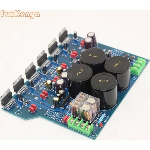 TDA7293 Triple Parallel HiFi Audiophile Power Amplifier Board 150W Pure Final High Power Bile Flavor Super