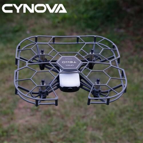 CYNOVA Fully Enclosed Propeller Protector Guard for DJI Ryze Tello Drone Accessories Quick Release Light Weight Protective Cage