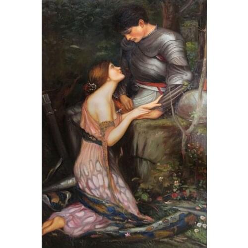 Portrait Art Painting for Office Decoration Lamia, 1905 (version 1) by John William Waterhouse Decorative Oil Painting Handmade