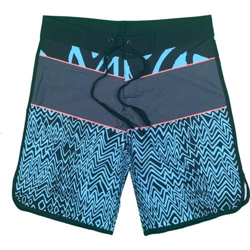 Mens fitness flower shorts casual shorts hot sale of the new four - side stretch quick dry strip hot spring surfing printed bea