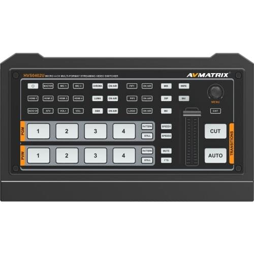 AVmatrix HVS0402U video switcher mixer for live streaming micro 4 channel vs devicewell hds7105 hds9106