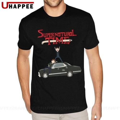 Supernatural Adventure Tees Couple Vintage Print Tees Shirt Mens Short Sleeve Low Price Brand Apparel