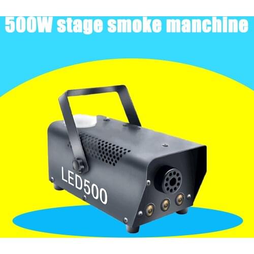 Led 500W wire control smoke machine mini Red Blue Green Mixed color fog machine for car disco bar wedding stage performance show
