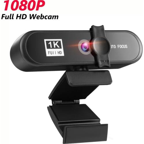 USB Mini Webcam Full HD 1080P Digital Web Camera Auto Focus PC Cam with Micphone for Live Broadcast Video Calling Conference