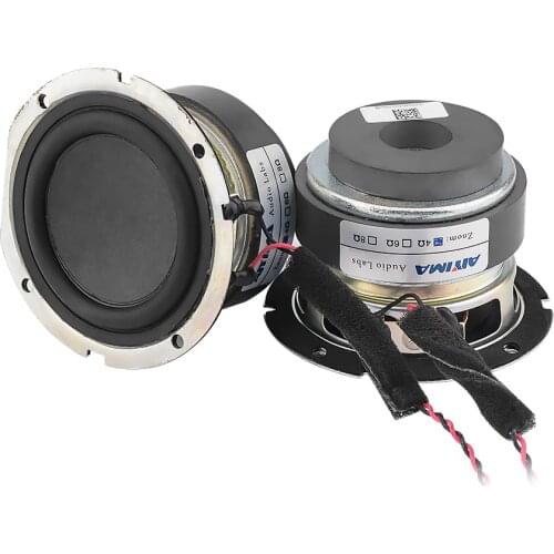 AIYIMA 2Pcs 3 Inch Midrange Bass Speaker Driver 4 Ohm 15W Woofer Sound Speakers Amplifier Audio Loudspeaker Home Theater