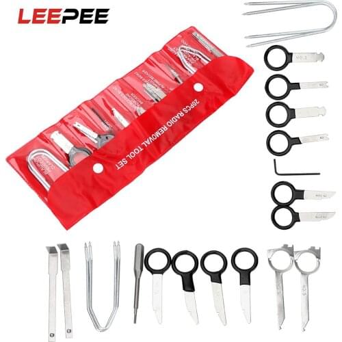 20Pcs/set Car Panel Removal Tools Automobile Audio Refit Universal Auto Fastener Repair Disassembly Tool Car-styling