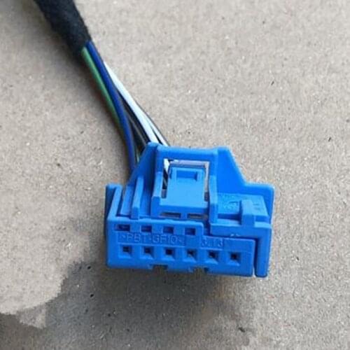 6 Pin/Way Rearview Mirror Switch Plug For Audi,Sunroof Reading Light Connector With Wire Harness Cable Pigtail For VW 6Q0972706