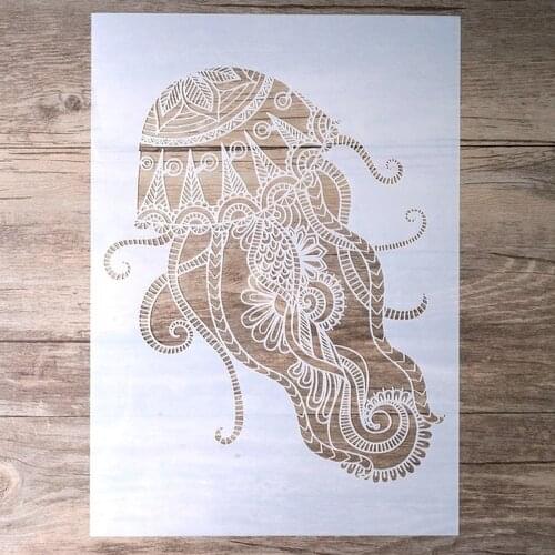 A4 A3 A2 Size DIY Craft Mandala Stencils for Painting on Wood,Fabric,Walls Art Scrapbooking Stamping Album Embossing Paper Cards