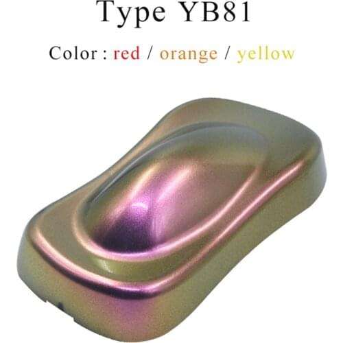 YB81 Chameleon Pigments Acrylic Paints Pearl Powder Coating for Cars Automotive Painting Decoration Arts Crafts Nails 10g