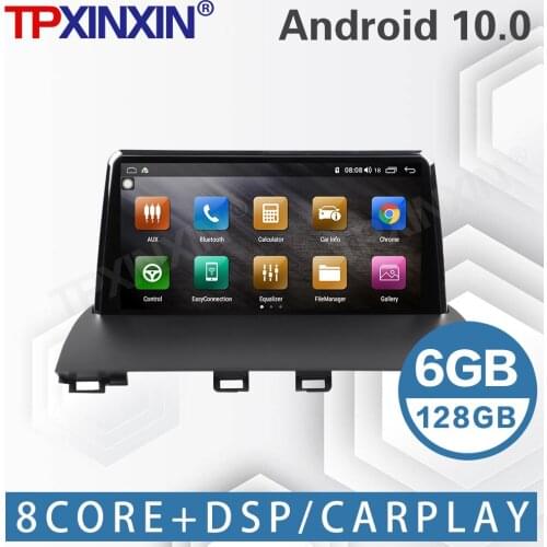 6+128G For Mazda 6 2002 - 2008 Car Radio Android Stereo Tape Recorder IPS Multimedia Audio Video Player GPS Navigation Carplay