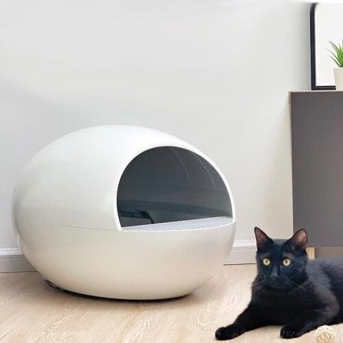 Automatic Closed Cat Litter Box Large Self Cleaning Sand Toilet Training Cat Kit Inodoro Arenero Gato Cerrado Pet Product