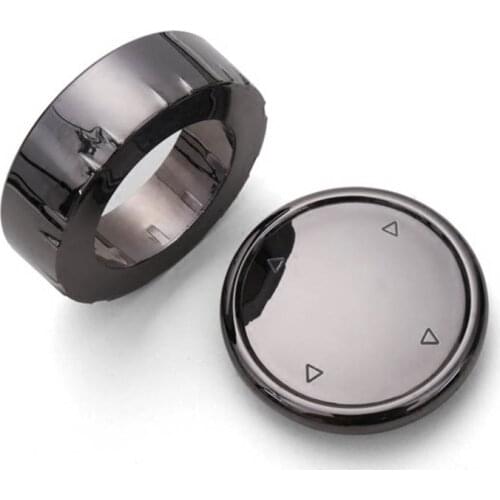 Car Multimedia Button Sticker Cover Knobe Decoration ABS Snape Type For IDrive Button BMW 1 3 5 Series X3 X4 Inner Frame Trim