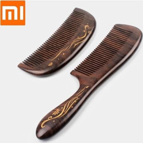Xinzhi Healthy Natural Log Comb No Static Pocket Wooden Comb Hand Made Professional Hair Styling Tool For Woman