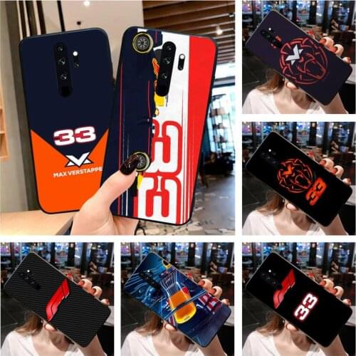 F1 Racer 33 Number Phone Case for Redmi 9A 8A 7 6 6A Note 9 8 8T Pro Max Redmi 9 K20 K30 Pro