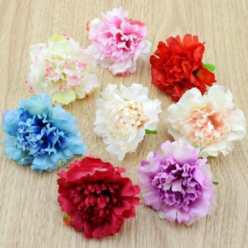 Artificial flowers Simulation of small carnation flower flower head good wholesale diy handmade decorative flower garlands mater