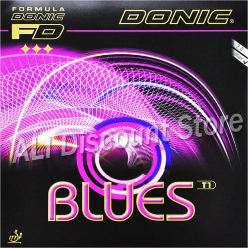 Original Donic BLUES T1 Table Tennis Rubber Pimples In With Ping Pong Sponge Tenis De Mesa