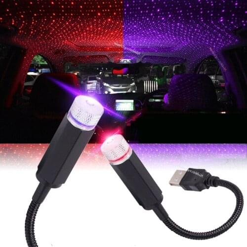 Portable Car LED Starry Sky Night Light auto Roof Star Galaxy Lamp for Home Room Party Decoration Car Interior Decor Light