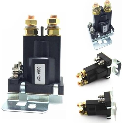 12V/24VDC 500A Winch Relay On/Off Car Auto Power Dual Battery Isolator Relay