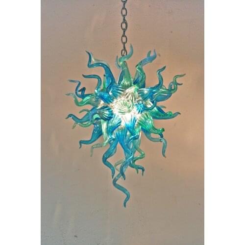Romantic Style Mini Design Living Decoration Blown Glass Chandelier