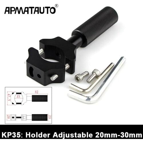 Motorcycle Extension Bar Bracket Lighting Extension Rod External Fixed Lamp Holder Black Aluminum Alloy