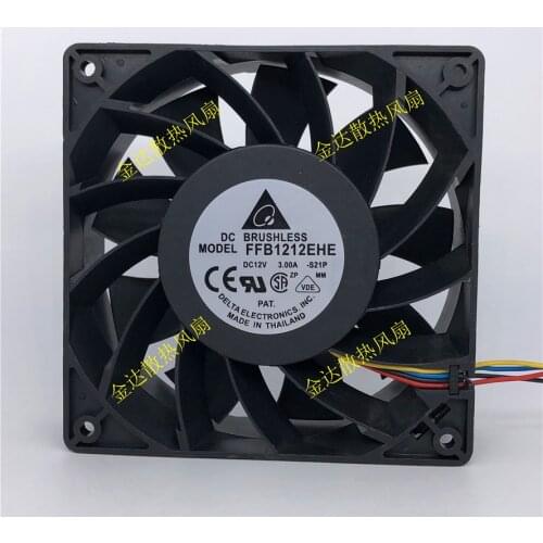 AVC Delta FFB1212EHE 12CM 120MM 1238 12038 120x120x38mm 12V 3.00A COOLING FAN