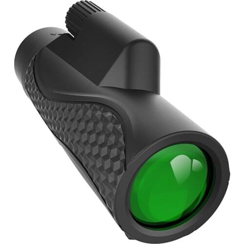 10X42 HD Nitrogen-Filled and Waterproof Monocular Telescope Bak4 Waterproof for Bird Watching Hiking Camping Sightseeing