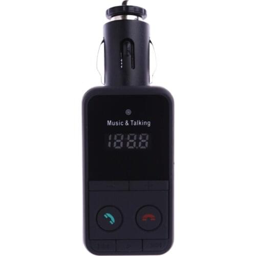 Car Kit Voltmeter Ammeter Wireless Bluetooth FM Transmitter MP3 Player USB