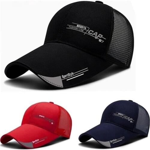 Quick Dry Waterproof Sport Peaked Cap Sun Hat Space Baseball Cap Sport Outdoor Street Hats Caps