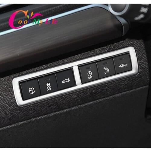 Color My Life ABS Chrome Tank Knob Cover Trunk Switch Button Circle Cover Trim for Peugeot 308s 408 308 2014 - 2019 Accessories