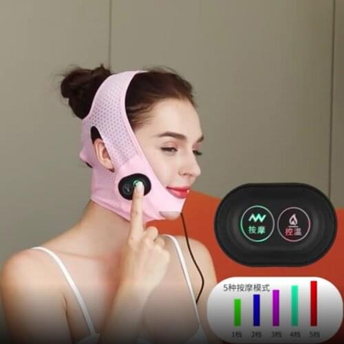 Double Chin Face Bandage Slimming Facial Lifting Massager Micro-Current Electric Vibration Face Line Belt Anti Wrinkle Strap
