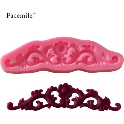 Facemile DIY 3D Silicone Cake Mold Flower For Fondant Chocolate Wedding Decoration Tools Mould 50-220 Gift