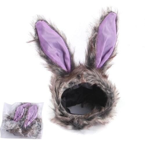 Cosplay Cat Clothes Pet Small Dog Cats Costume Rabbit Wig Cap Hat For Cat Dogs Halloween Christmas Clothes Dress Pet Clothes