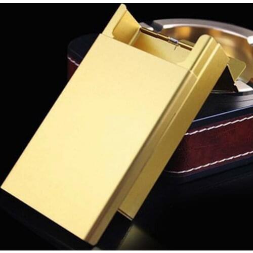 Light Aluminum Case Tobacco Holder Pocket Box Storage Container