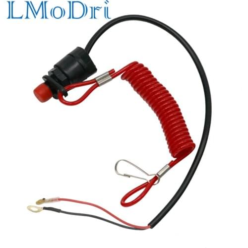 LMoDri Boat Outboard safety rope switch Engine Motor Ignition Starter Key Switch Kill Stop Tether Cord For Yamaha Outboards Moto