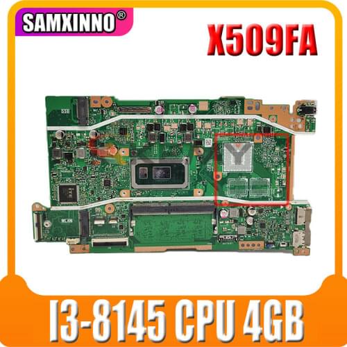 X509FA original mainboard I3-8145 CPU 4GB For ASUS Vivobook X509FA-EJ239T X509FA X509F X509FB X509FJ X509FL Laotop motherboard