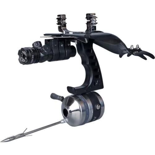 Laser Fishing Slingshot Set Outdoor Precision Shooting Catapult High-Power Professional Sling Shot With Rubber Band Laser Catapu