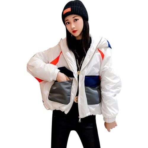 2021 New Spring Autumn Jacket Womens Winter Stitching All-match Coats Female Korean Loose Plus Size Jackets Fashionable Urban