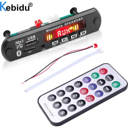 New Wireless Bluetooth 5.0 MP3 Decoder Board Audio Support APP USB AUX TF Radio FM For IOS Android Phone MP3 Player WMA Module
