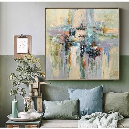 Original wall art picture home decoration oil painting large piece wall painting for living room abstract Amazing Modern art