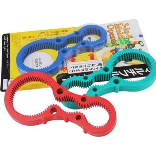 Can Opener Manual Non-slip Twist Cap Bottle Launcher Opener Lid Screw Jam Bottle Opener Kitchen Gadget