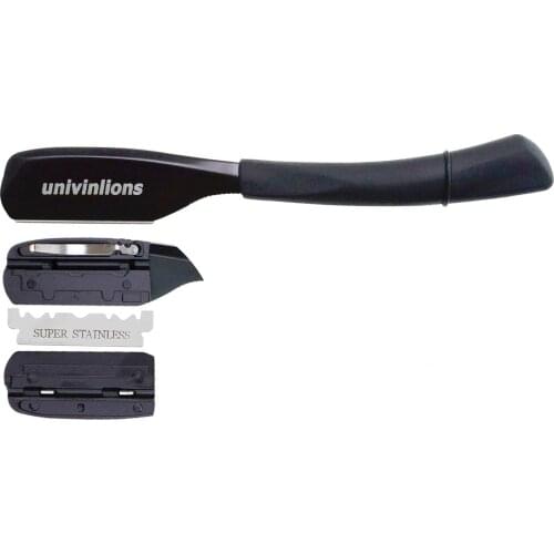 Spring Inside 74 Blades DE Razors Straight Razor Stick for Men Women Barber Shaving Knife Blades Spring Beard Face Underarm Body