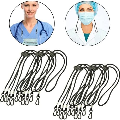 1/5/10pcs Adjustable Mask Extension Face Mask Lanyard Handy&convenient Mask Rest&ear Holder Rope Hang On Neck String