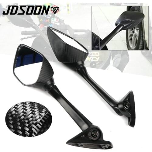 Motorcycle Motorbike Foldable Side Mirrors Blind Spot Rearview Mirrors Cover Cap For Yamaha YZF R3 R25 2015-2018 YZF-R3 YZF-R25